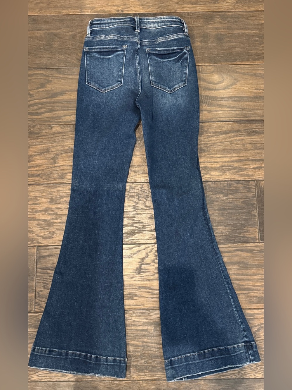 Vervet Dark Blue Flare Jeans - Picture 3 of 3